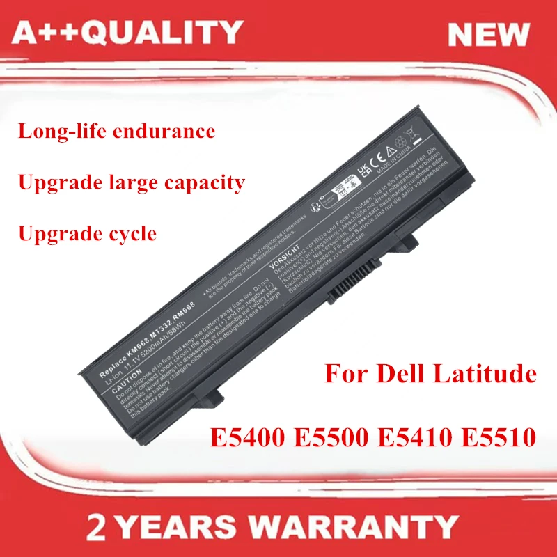 

E5400 Laptop Battery For Dell Latitude E5400 E5500 E5410 E5510 KM668 KM742 KM752 KM760 KM970 MT186 MT187 MT196 MT332 RM649