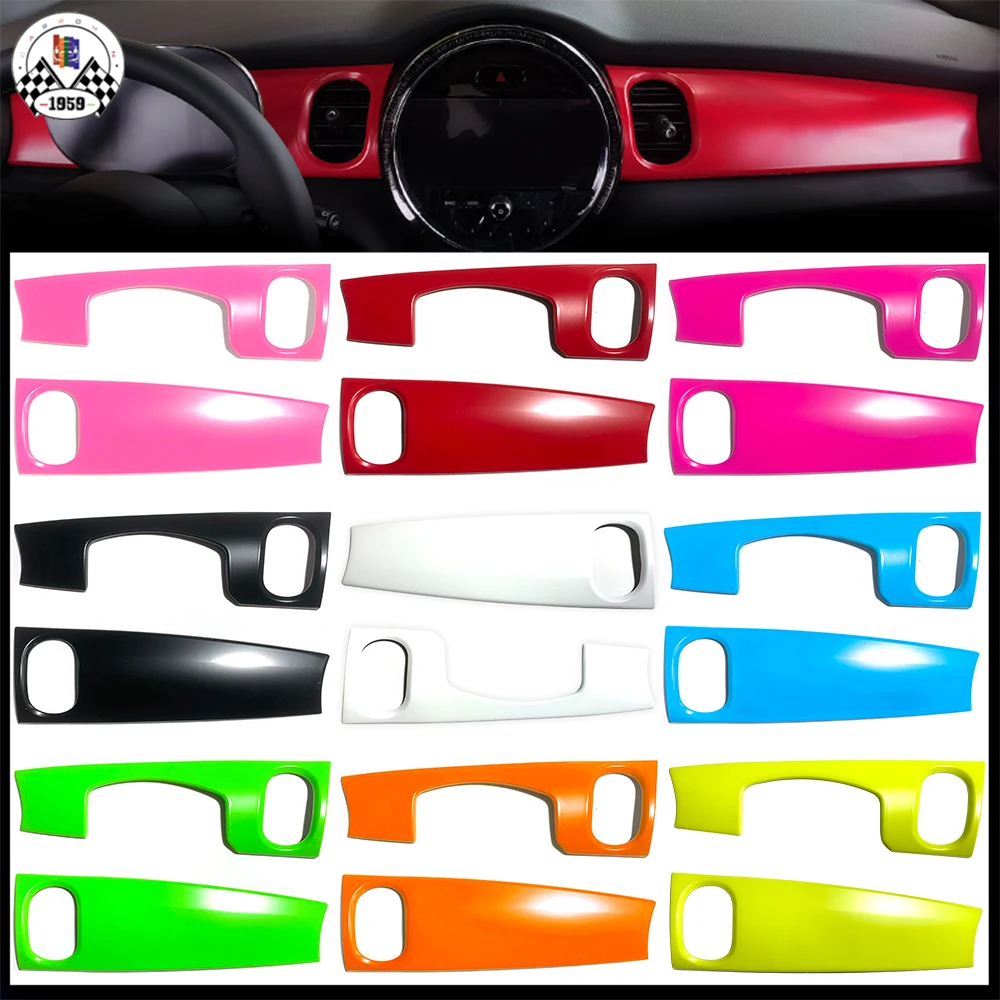 Mini Ray Style Pure Color ABS Material Plastic Cover Dashboard Trim LHD & RHD 2022 LCI Car For Mini Cooper F56 F55 F57