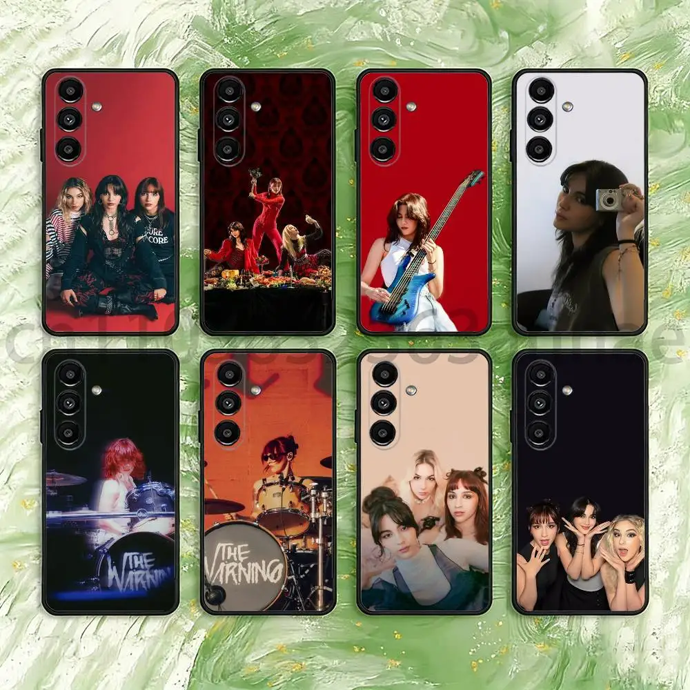 

Band T-THE W-Warning Rock Phone Case For Samsung S25,24,21,22,23,S30,Ultra,S20,Plus,Fe,Lite,Note,S10,S9,Black Soft Shell