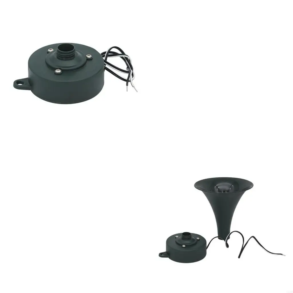 J1HDパワフル35W防水スピーカー12Vナイトスピーカー耐久性ABSシェル屋外オーディオスピーカー用ABSシェル