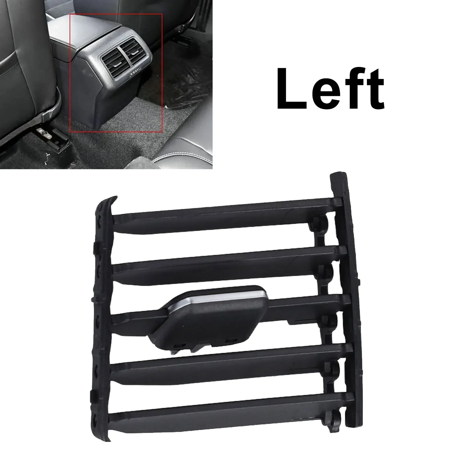 Rear Armrest Center AC Air Conditioning Vent Grill Folding Clip Trim For Golf 7 7.5 MK7 MK7.5 2013-2020 Air Conditioning Clip