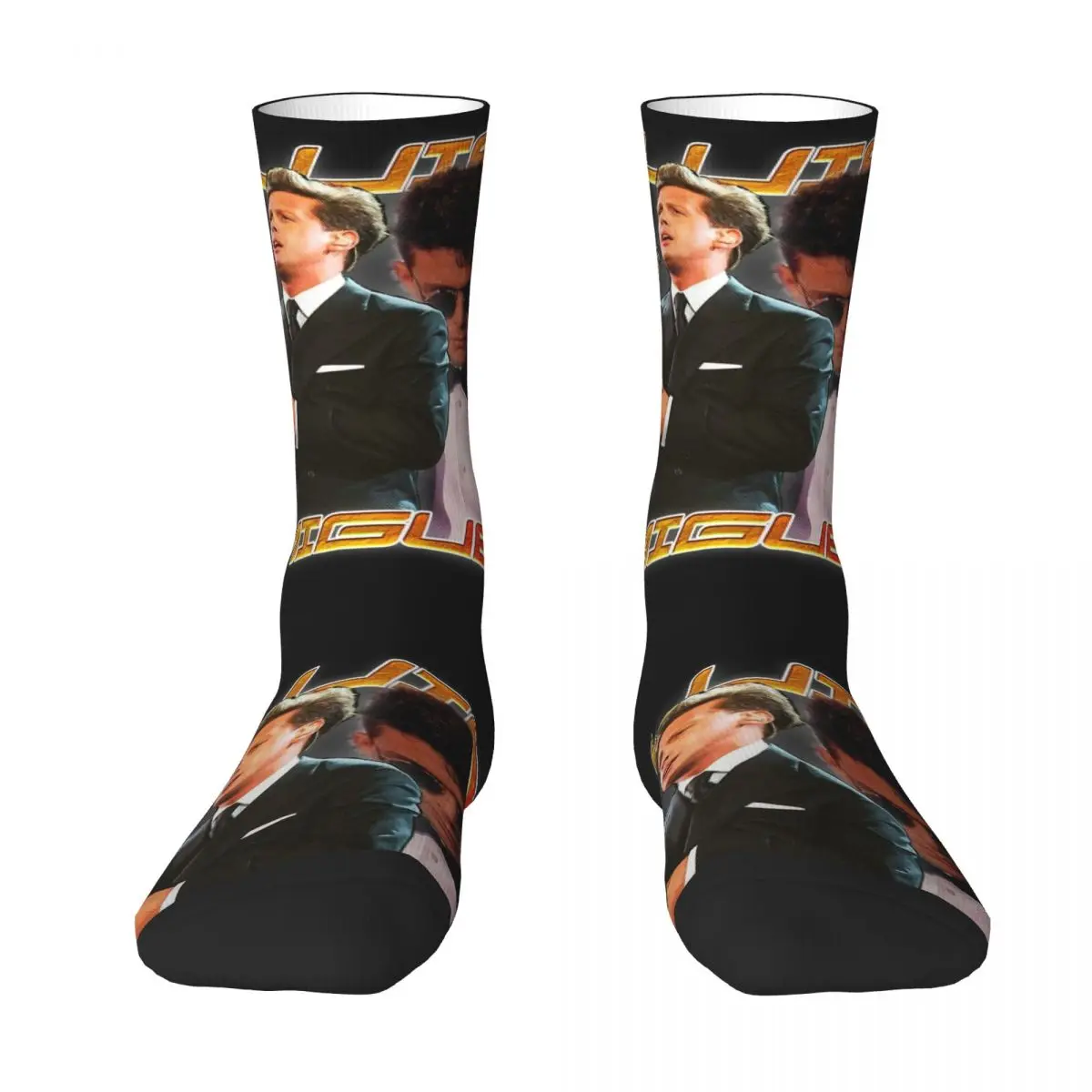 Luis Miguel Tour 2024 Mexican Singer Stockings El Sol De Mexico Gothic Socks Non Slip Socks Men's Outdoor Breathable Socks