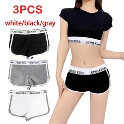 3 Pcs Sport Boxer Panty for Women Seamless Girls Underwear Cotton Yoga Panties