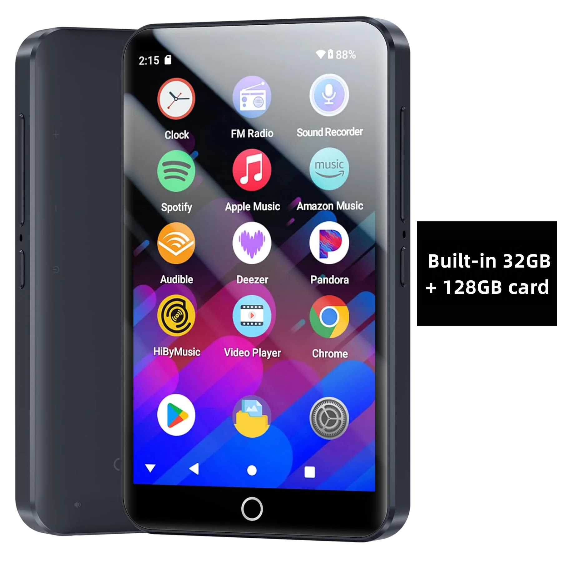 32GB/96GB/160GB MP3プレーヤー、BluetoothとWiFi搭載、MECHEN Android
