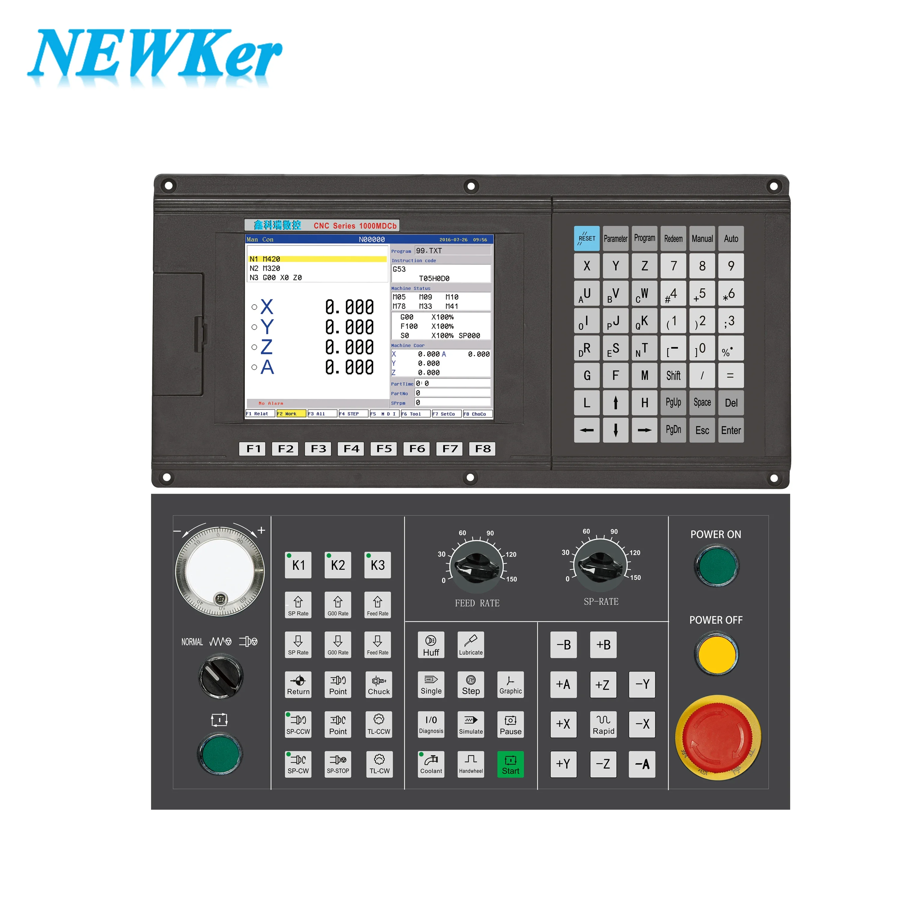 Cheap Absolute 4 Axis CNC Controller NEW 1000 MDCa 6 Axis Analog CNC Controller Similar To Controller