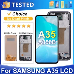 Tested 6.6''A35 5G For Samsung For A35 A356E A356B A356U LCD Display Touch Screen Digitizer Assembly Replacement