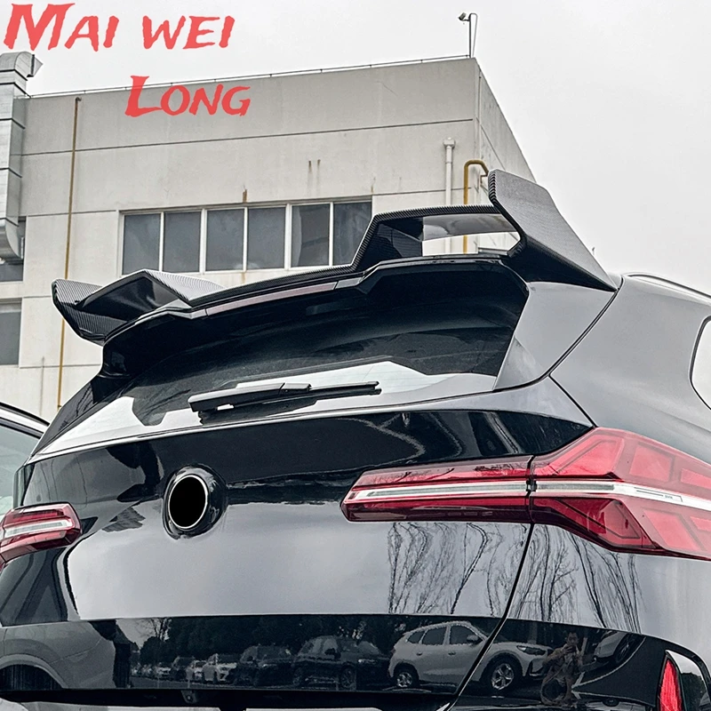 

For BMW X3 G45 2025+ Car Rear Trunk Top Spoiler Tailgate Tuning Roof Tail Wing Body Kits Gloss Black / Carbon Look