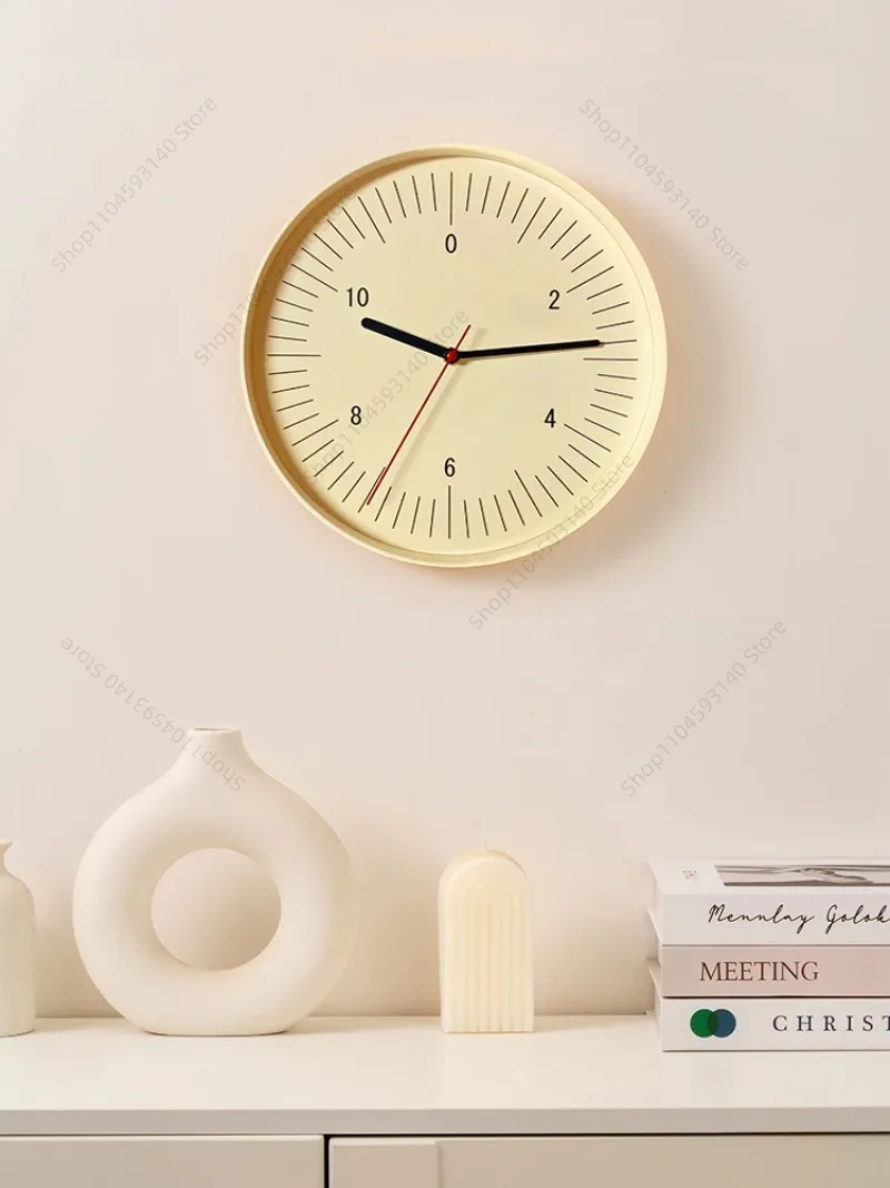 

2025 New Dopamine Living Room Decoration Clock Bedroom Office Living Room Wall Clock Home Wall Hanging Clock