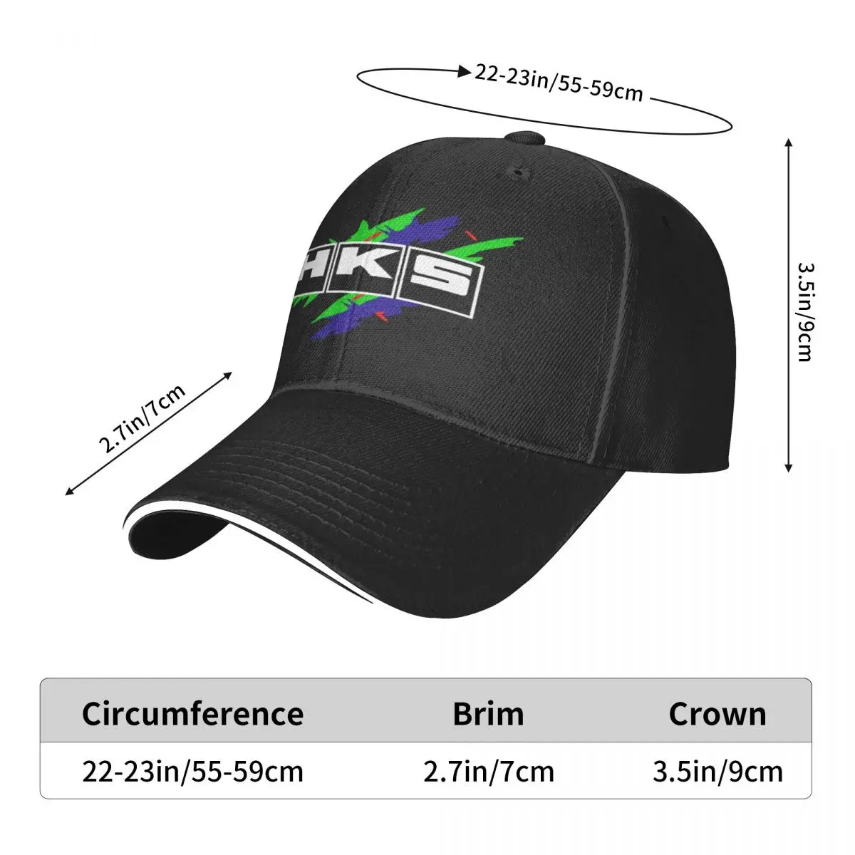 HKS 23 Hats Ball Cap Men's Hats Caps For Men Women's Baseball Cap Man Hat Baseball Cap