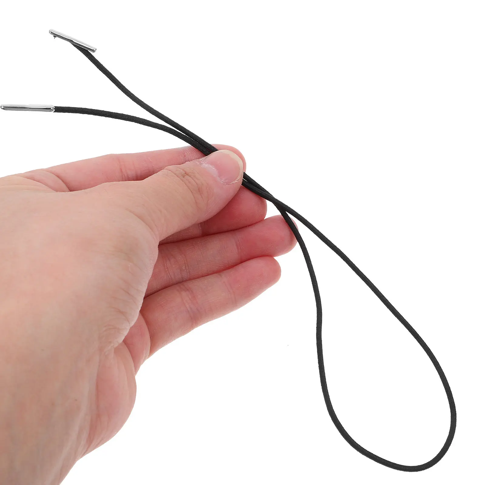 30Pcs Elastic Rope Cord Strong Polyester Hat Strings for Masks Crafts Replacement Drawstring Elastic Loop Adjustable