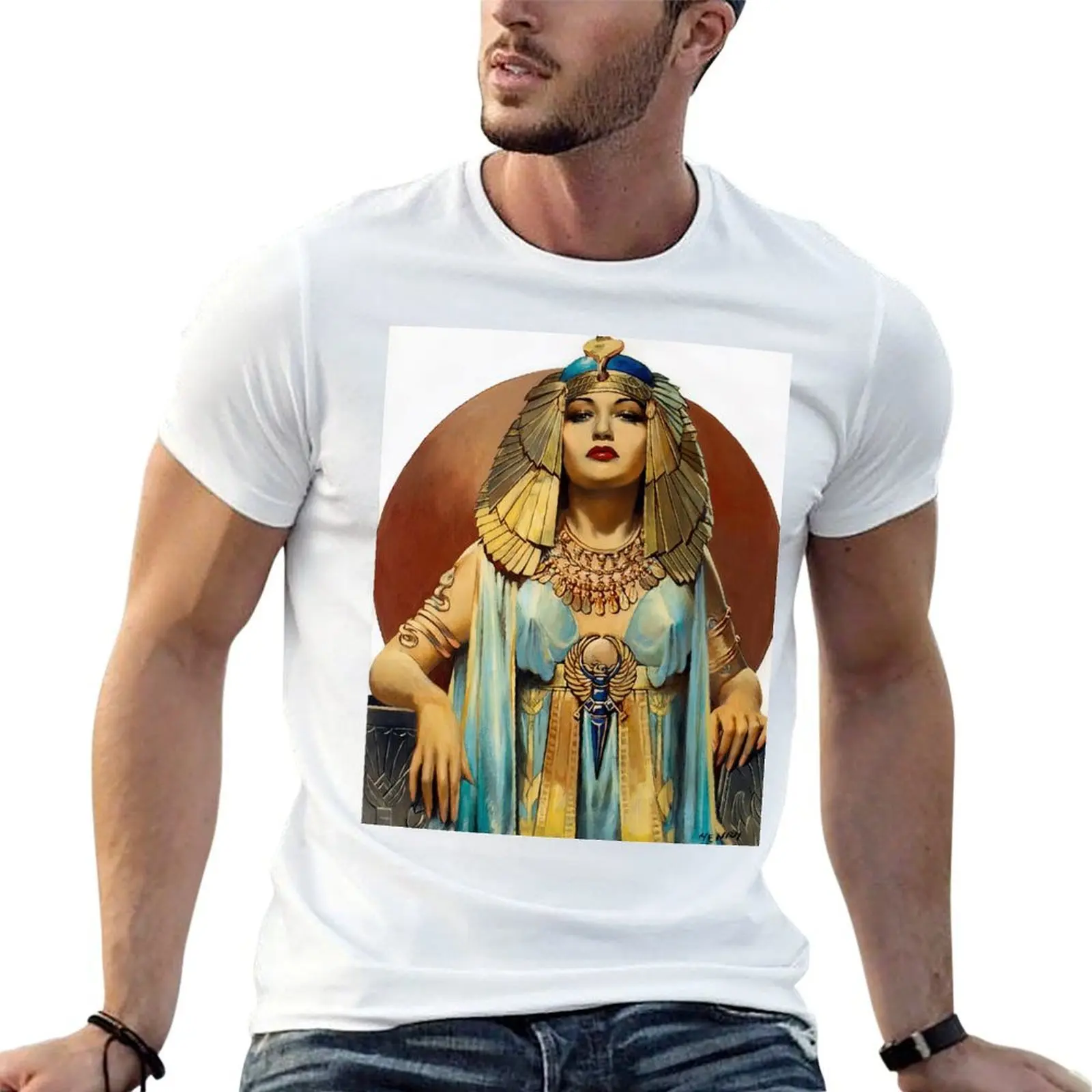 Cleopatra Queen by Henry Clive T-Shirt t shirt man cotton man t shirt luxury t shirt custom print T-Shirt