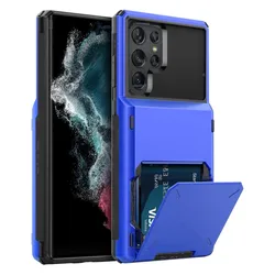 s23 ultra case Wallet 4-Card Slot Credit Case For Samsung Galaxy S23 Ultra Plus S23+ Card Holder Cover for Samsung S23 S 23 Plus