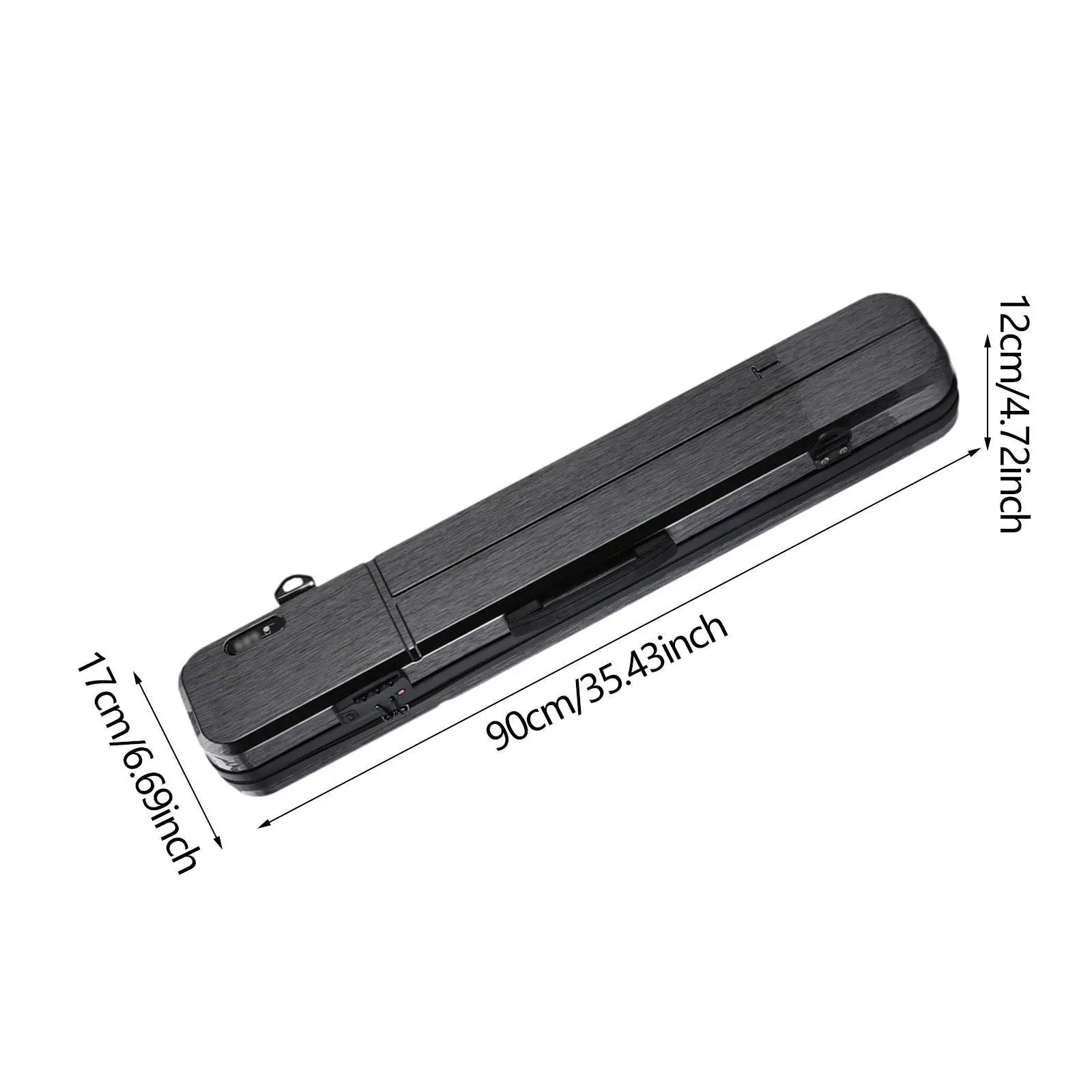 Étui rigide pour queue de billard, Compact, pour adultes, avec compartiments, transport de bâtons de billard