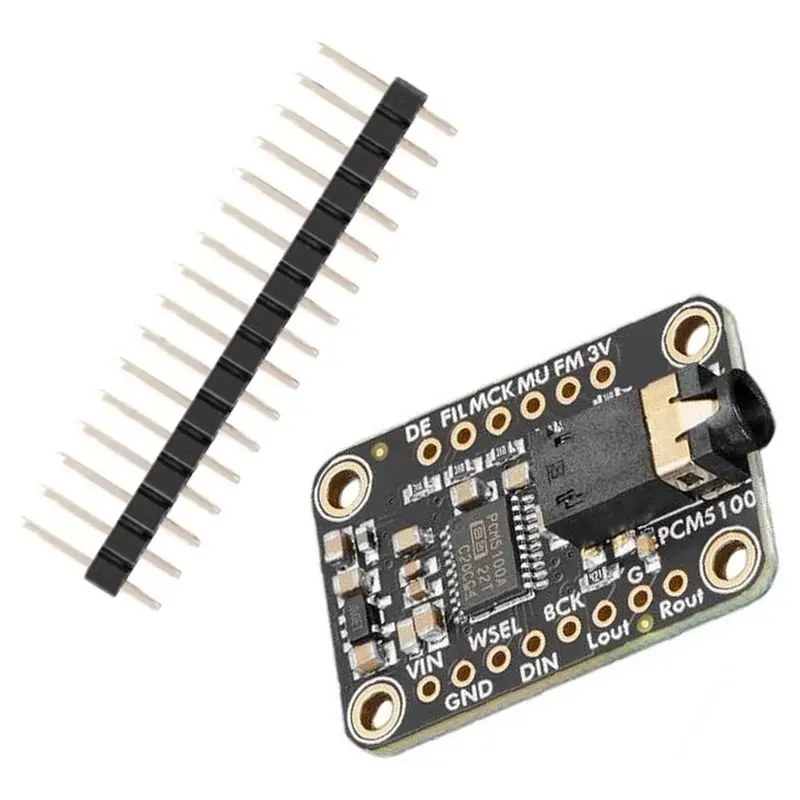 B76B PCM5100 I2S DAC Module 100dB SNR with Integrated Line Level Output 384kHz Sampling Frequency