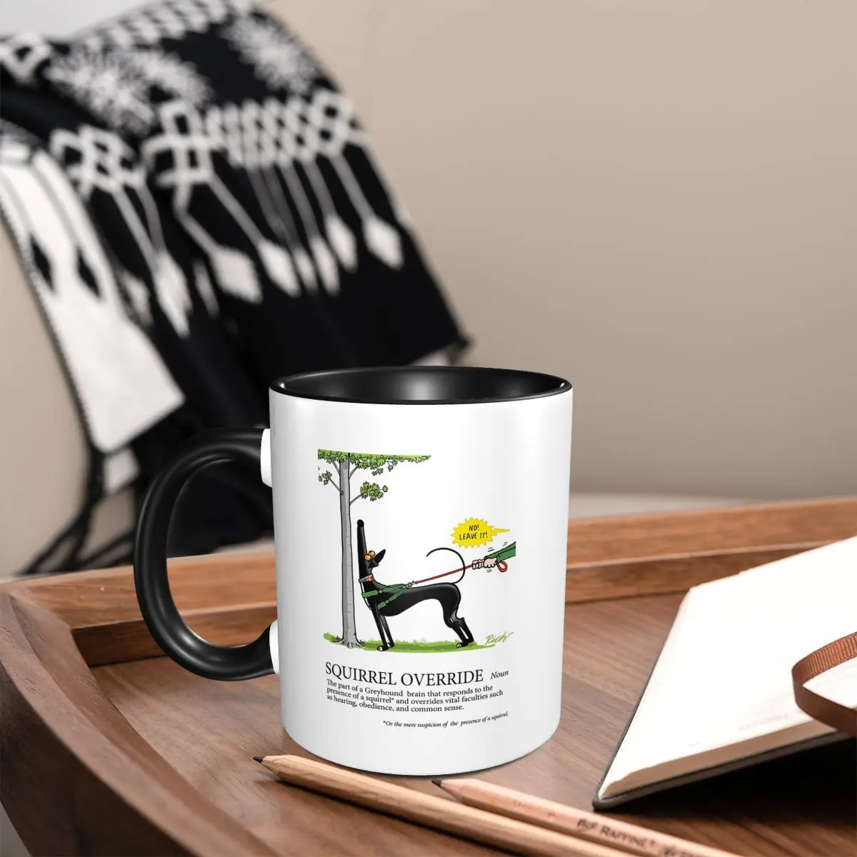 Greyhound Sighthound Dog Glossary Squirrel Override Mug Funny Ceramic Coffee Cups Tea Mugs Milk Cup Drinkware Gifts for Friends