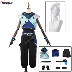 Jett Cosplay Costume Wig Women Halloween Outfits Full Set Uniform Suit Party Role Play Clothing