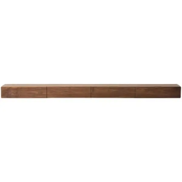 TV cabinet, black walnut, solid wood TV cabinet, living room