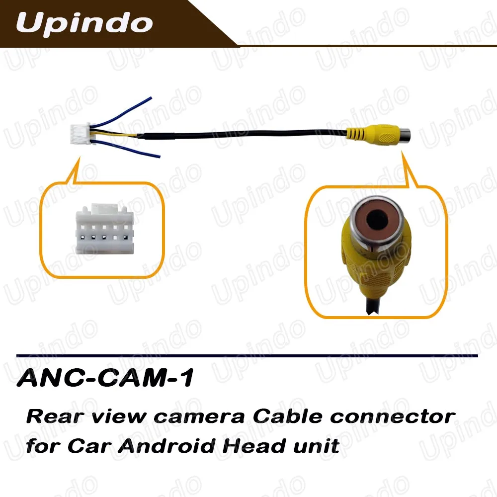 Car Install Aftermarket Android Radio Rear View Camera Cable Connector Wiring Harness Socket Adapte