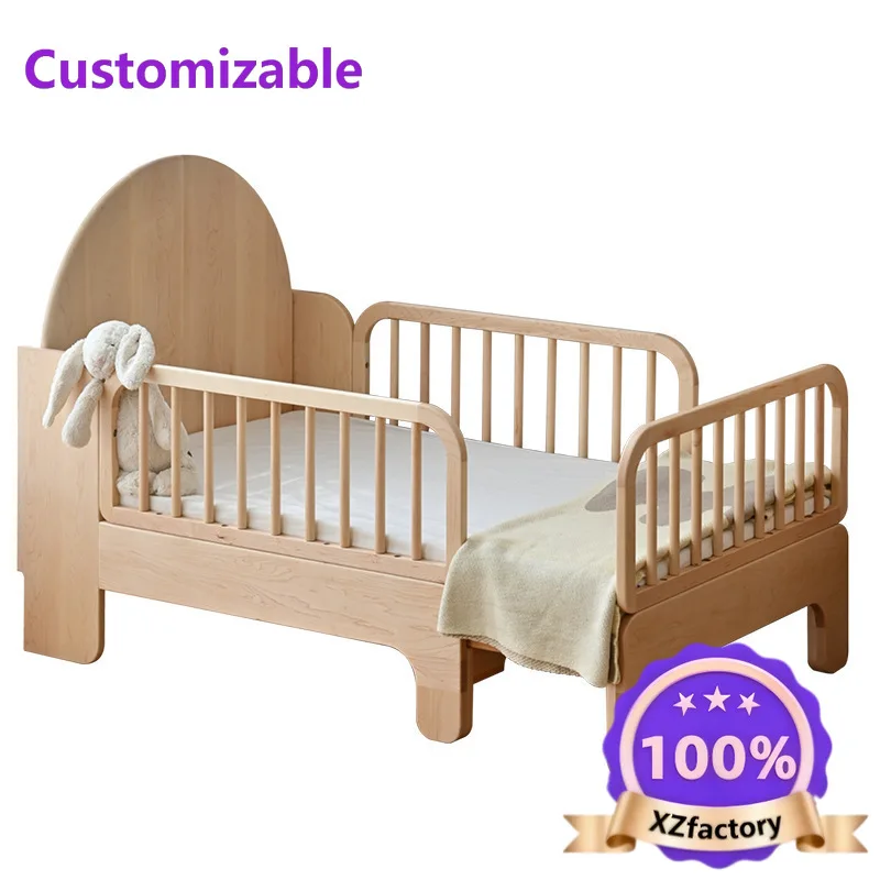 Factory Direct 2026 Top Rated All Solid Wood Cherry Wood Children's Bed
