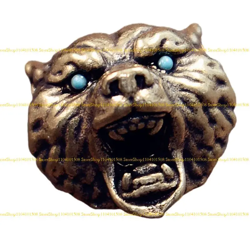 15YC koperen luipaardhanger voor handgemaakte juweliersuitrusting kralen Charm DIY -accessoires