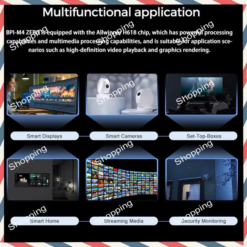 M20K For Banana Pi BPI-M4 Zero Development Board+Case Full Kit 4G LPDDR4 32G EMMC H618 2.4G/5G WIFI BT4.2 Motherboard US Plug