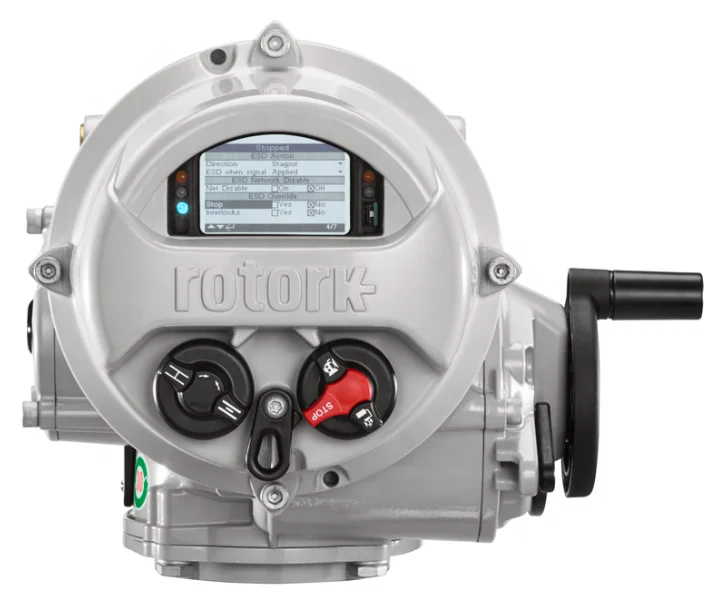 New Rotork Electric Valve Actuators IQ Range IQ10 IQ20 IQ35 IQ40  full configuration, status and monitoring user