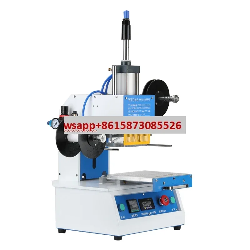 

Пневматическая машина для резки тиснения с поддержкой передачи, сублимация для горячего тиснения фольгой, позолоченной бумагой, 500 Вт, 220 В, 110 В