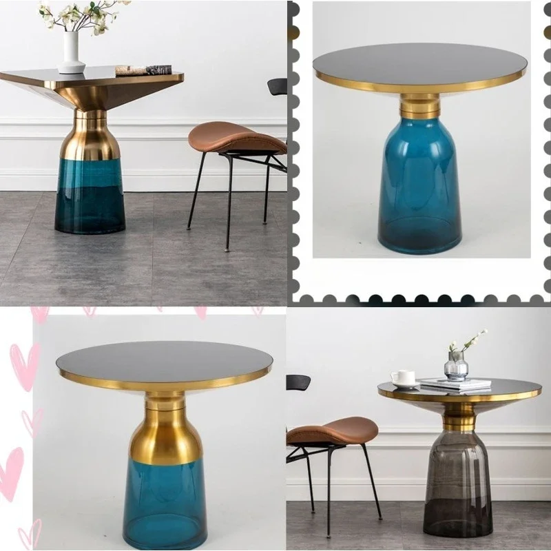 Coffee table, negotiation table, casual glass table