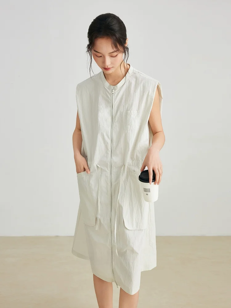 

Faionable Large ket Svel Dr Women's Loose Slimming Zipper Mid-Length Skirt Cotton Blend Comfortable Summer New ...