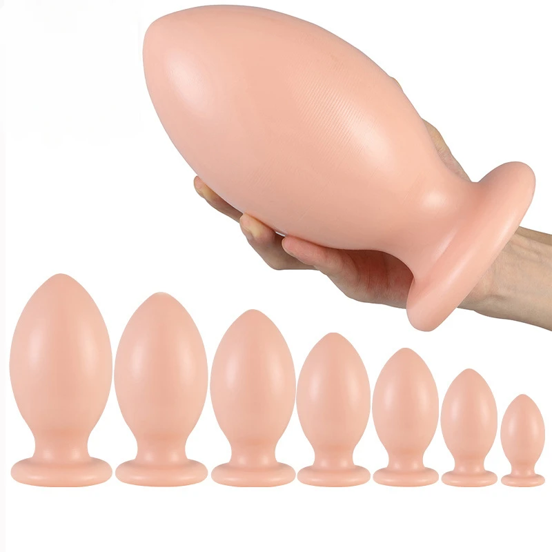 

Huge Rugby Anal Plug with Suction Cup Anas Dilation Big ButtPlug Female Masturbation Male Prostate Massager Sex Toys for Adult18