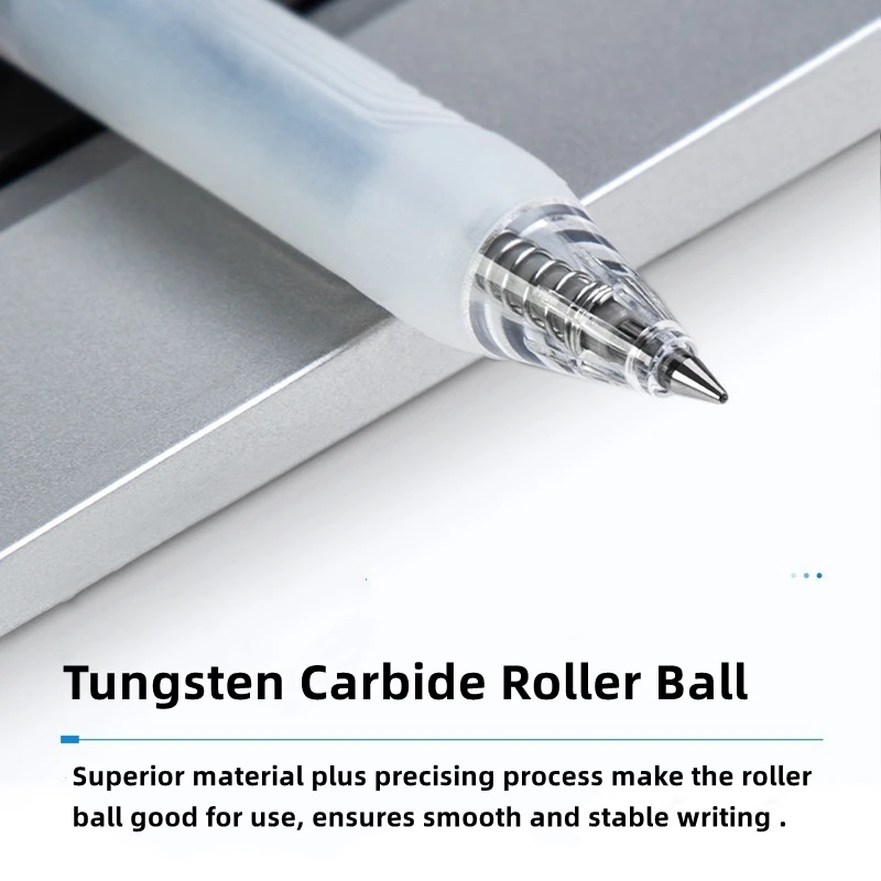 أقلام حبر جل قابلة للسحب أسود أزرق رصاصة تلميح مكتب الكتابة القلم 0.5 مللي متر عبوات قابلة للاستبدال مكتب مدرسة لوازم التعلم