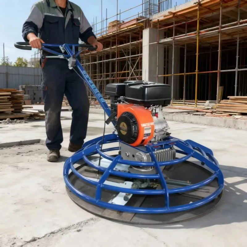 Road construction tools and equipment Power spatula Concrete finishing machine