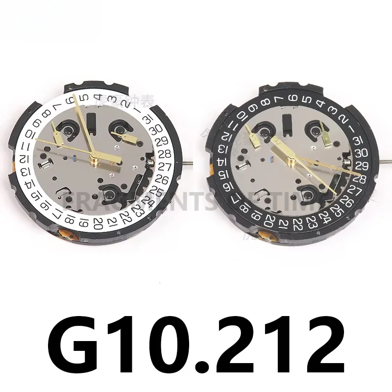 ETA Suiza G10.212, 6 pines, 3: 4, calendario G10.211 V8, movimiento de cuarzo, fabricación de precisión, G10212, nuevo