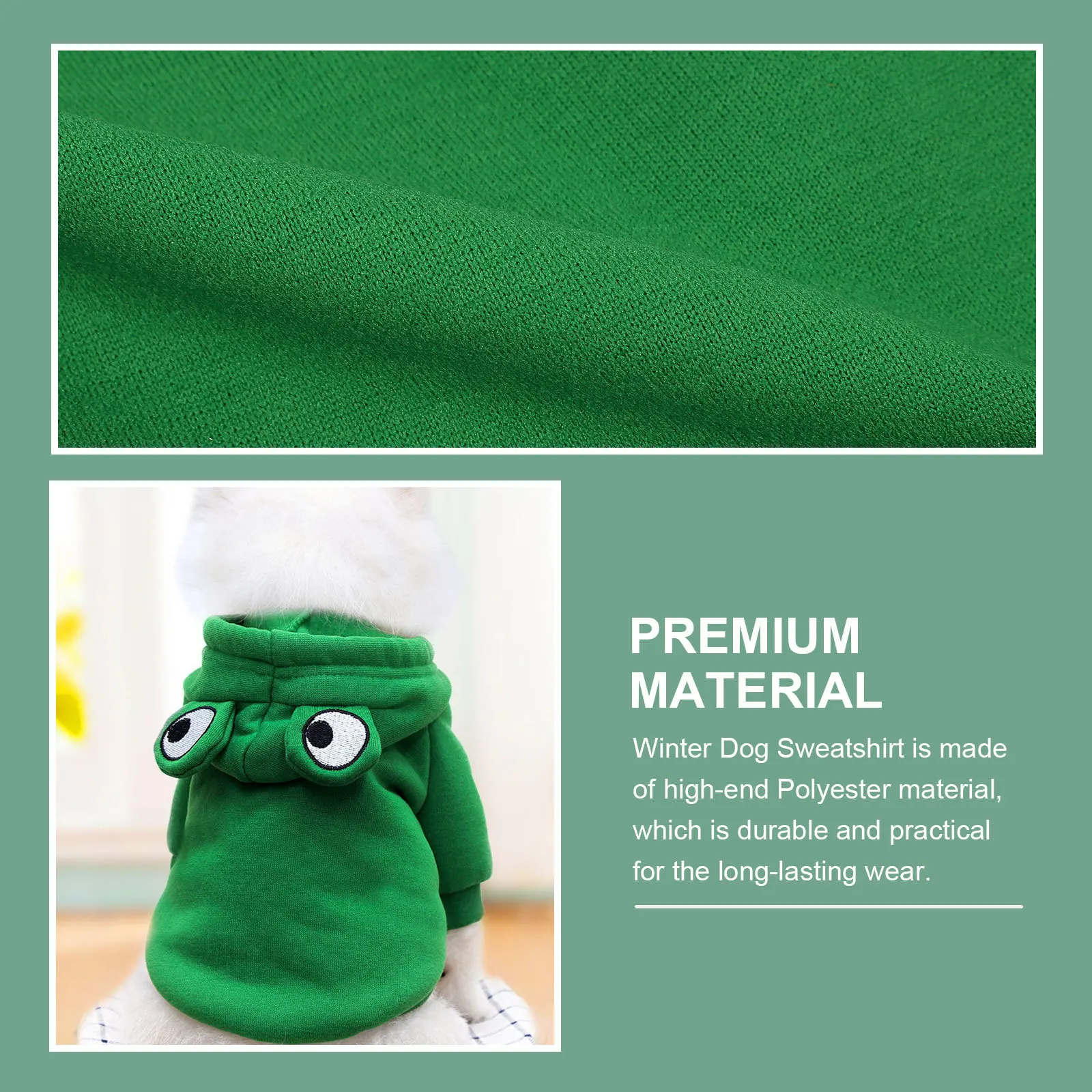 

Comfortable Dog Winter Clothes Unique Design Sweatshirt for Small Dogs Perfect for Daily and Special Use Dog Winter Clothes