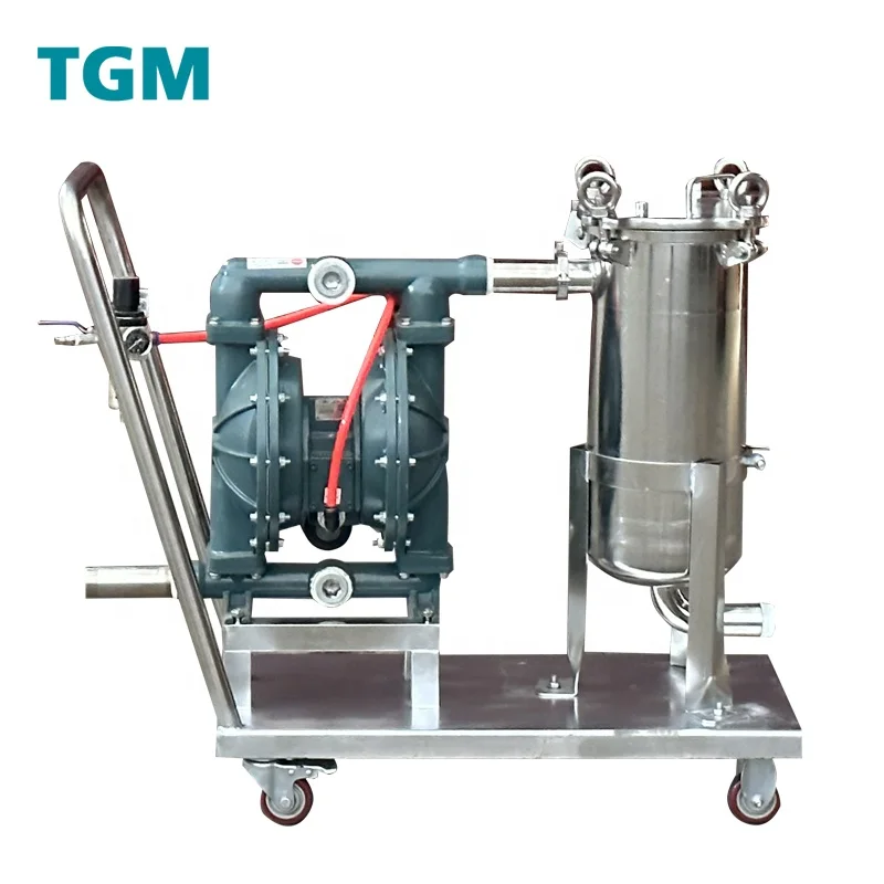 0.25m3 0.5m3 Paint Bags Filter Coatings Plant Usage Fitering Machine with Different Mesh