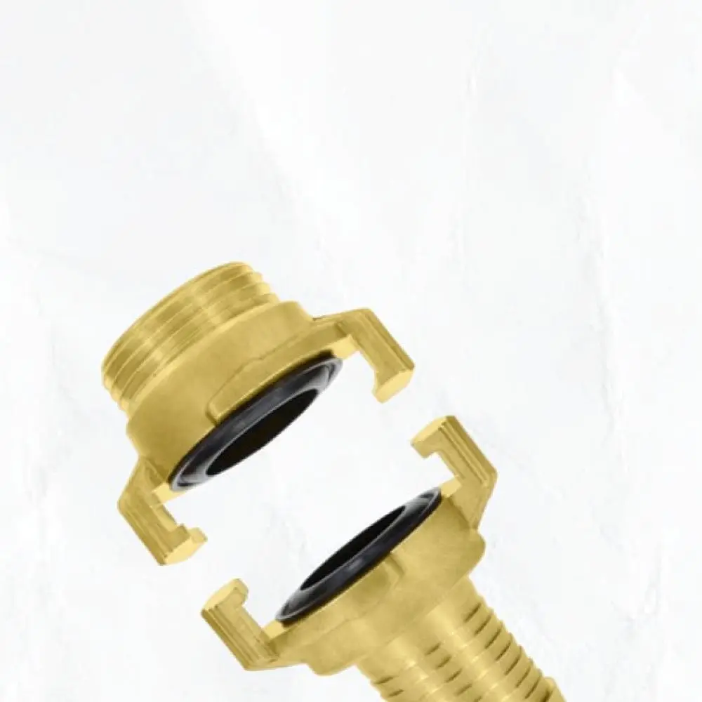 Heavy Duty Brass Geka Quick Fitting 1/2 Inch Male Thread Connector For Industrial Fluid Pneumatic Pipe System Tool