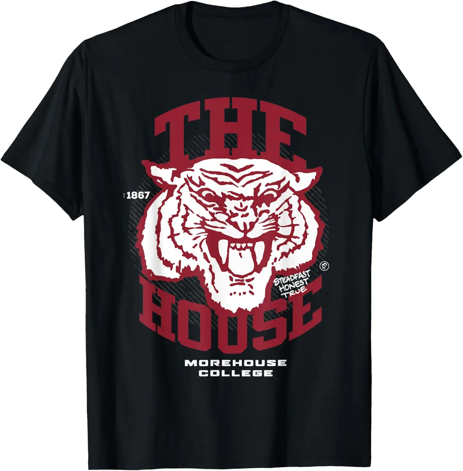 Morehouse College The House MC - HBCU T-Shirt Versatile, heavyweight pure cotton short-sleeve tee—trendy, thick fabric; a great gift for Christmas or Halloween.
