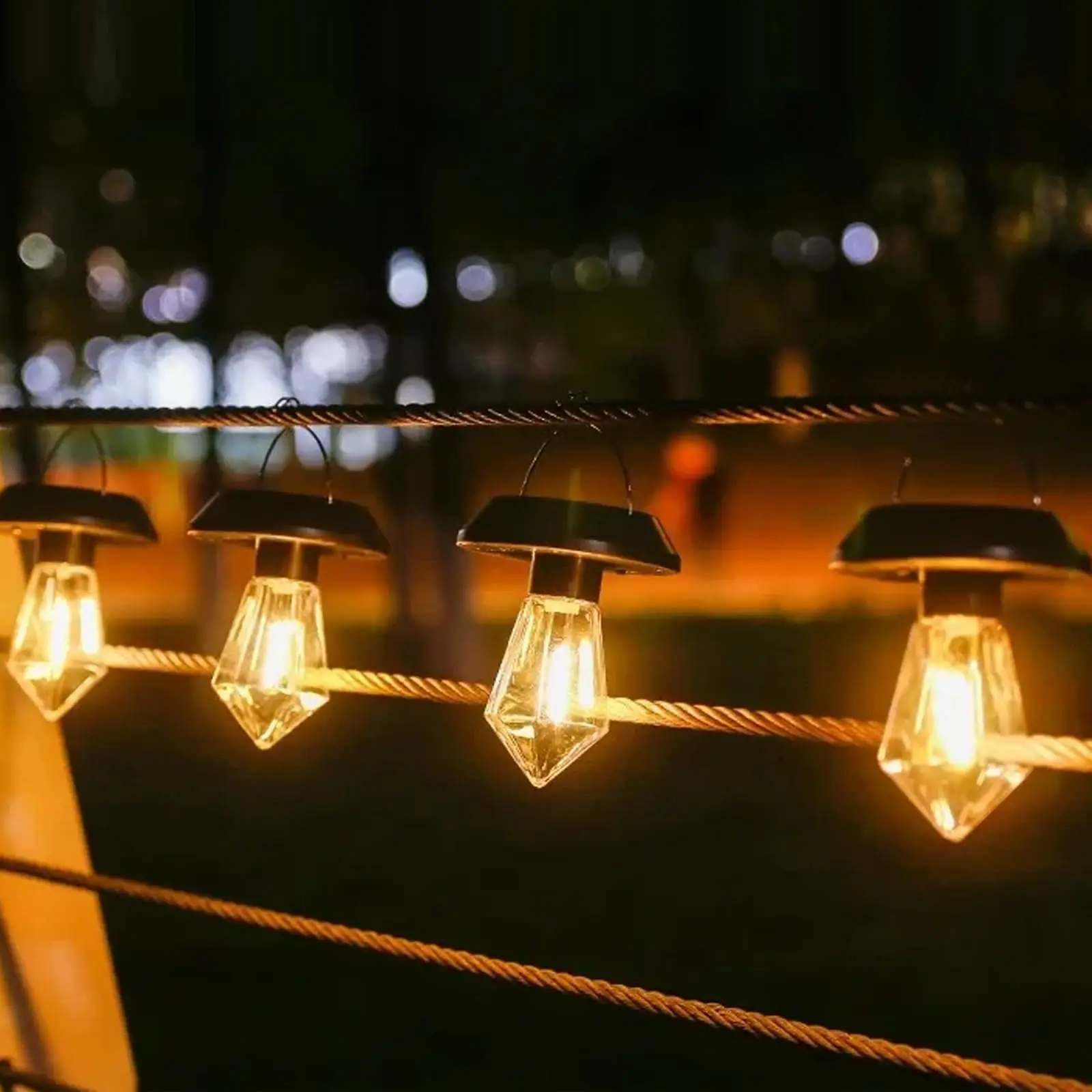 

1PC Solar Tungsten Bulb Lamp Outdoor Waterproof Solar Fence Lights for Porch Garden Backyard Balcony Decor Hanging Solar Light