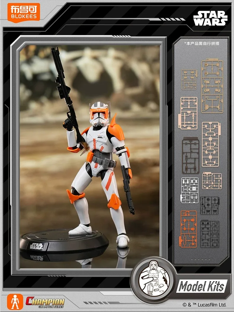 BLOKEES Neue Star Wars Bausatz-Figuren Beyond Edition Klon-Kommandant Cody Obi Wan Kenobi Montagemodell Ornament Spielzeug Geschenk – Detail 12