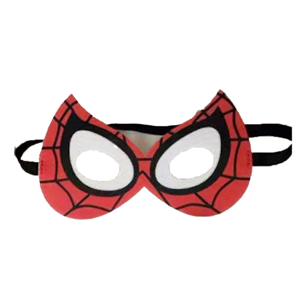 Máscaras do Homem-Aranha (6 Peças) - Acessórios de Cosplay de Super-Herói, Máscara de Feltro com Óculos, para Carnaval, Natal, Halloween, Anime e Desenho Animado