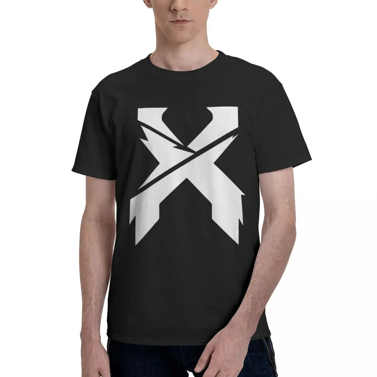 Excision Logo Men's Cotton 100% Cotton Casual Breathable Soft All-Season Confortable Clothes High End Men's Clothing T Shirt Men