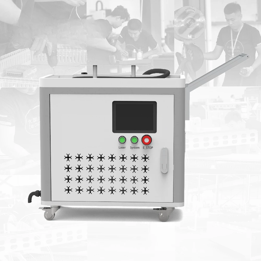 300W Pulse Mold Cleaning Machine Fiber Cleaner For Tire Industry
