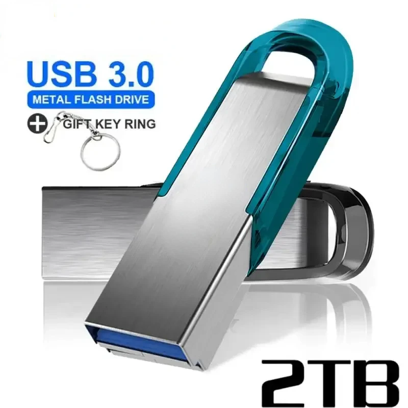 Xiaomi 2 تيرا بايت محرك القلم محركات أقراص فلاش USB 1 تيرا بايت مقاوم للماء الذاكرة U القرص عالية السرعة USB 3.0 نقل البيانات عصا الذاكرة المعدنية 512 جيجابايت
