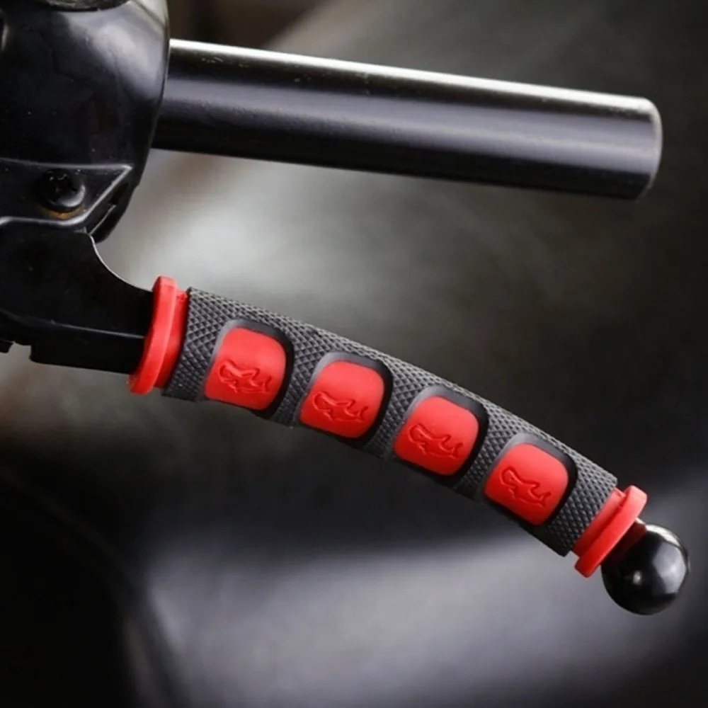 Motorcycle Handlebar Grip Covers Anti-Slip Rubber Gloves Off-Road Bike Weather Protection Accessories