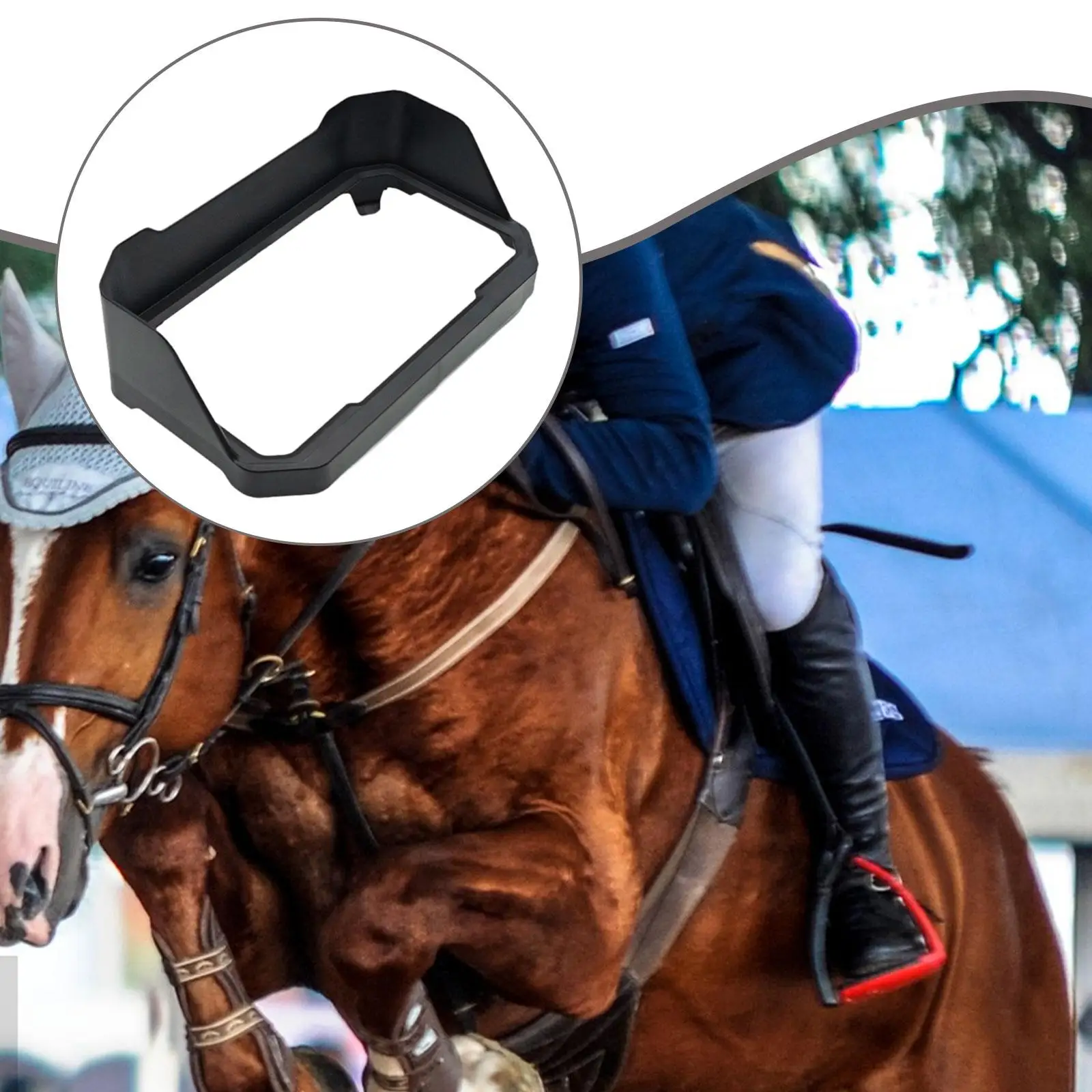 

Motorcycle Speedometer Display Visor Accessories Black Anti Glare for 675SR