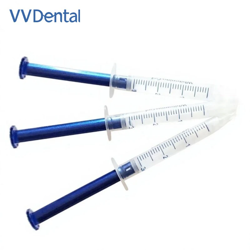 35% CP Teeth Whitening Gel Syringe 3ml Carbamide Peroxide Dental Bleaching Gel for Clinic Cold Light Whitening Use 10/20/50pcs