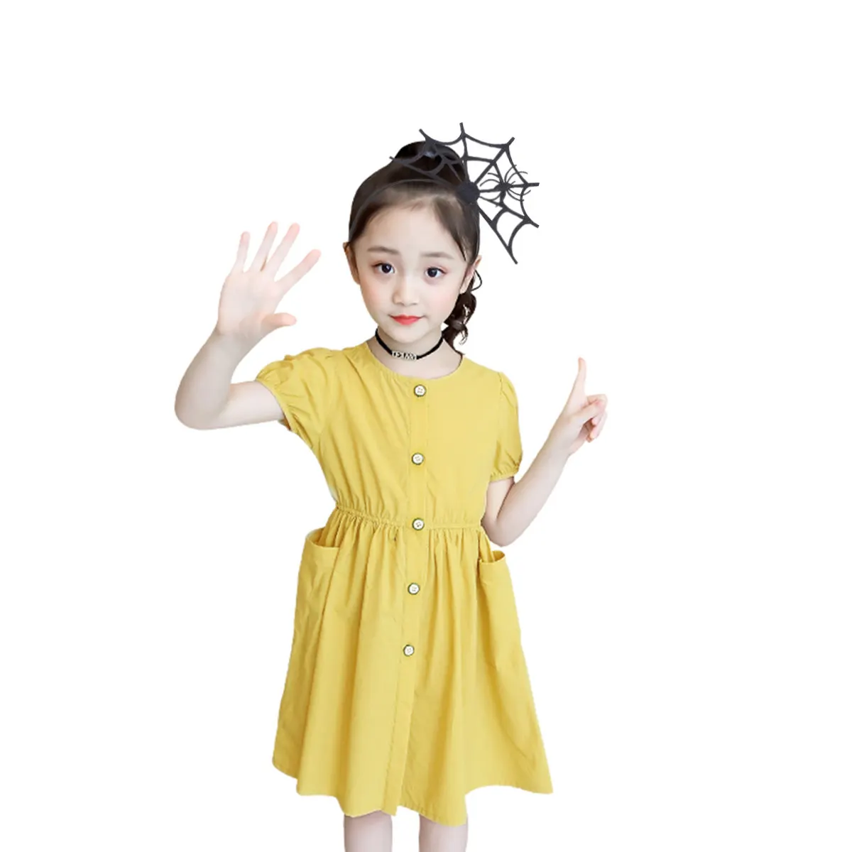 2Pcs Spider Web Hairband Comfortable Fancy Party Headband Halloween Cosplay Fashion Hair Hoop Fun Selfie Prop Funny Hair Hoop