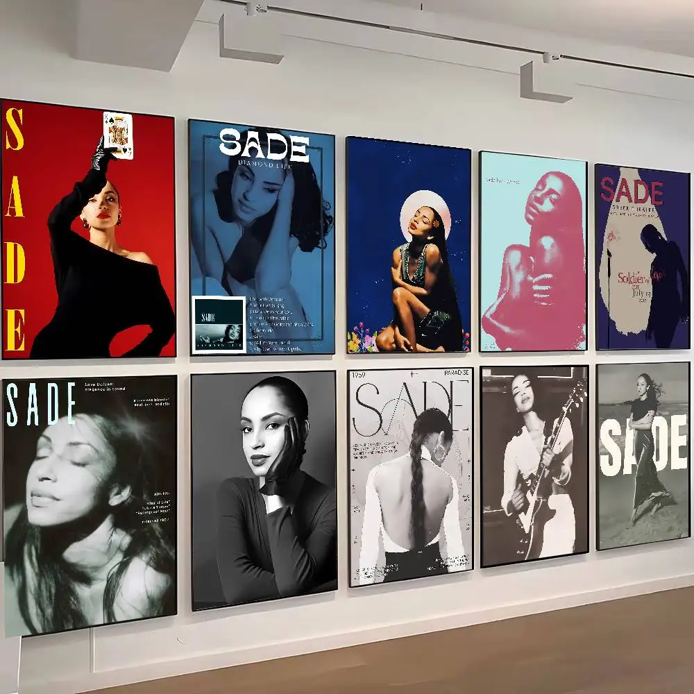 Popular Singer S-S-sade-ES Gift Frameless Poster Personalized Gift For Lovers Customizable Home Decor
