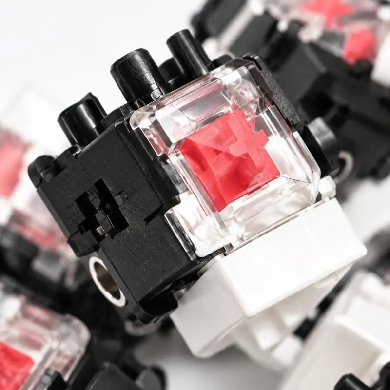 Mechanical Keyboard Replacement Switches, 5-Piece Red Mechanism Set with Smooth Straight-Down Feel for ROG Strix D2RC