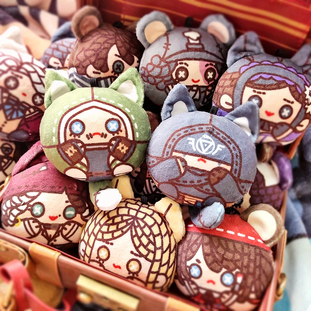 Game Identity Ⅴ Demi Bourbon Eli Clark Naib Subedar Naib Subedar Cartoon Plush Dango Pendant Keychain 9cm Anime Gift